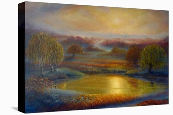 Richmond Gold, 2022, (Oil on Canvas)Landscape-Lee Campbell-Premier Image Canvas
