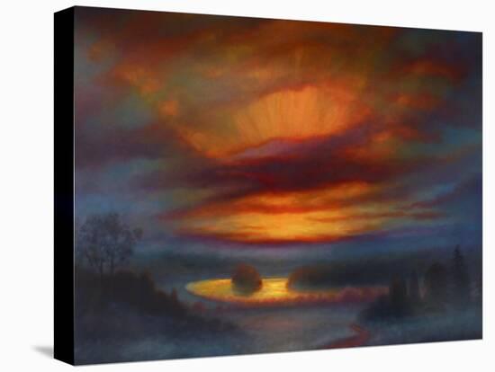 Richmond Sunset, 2020, (oil on canvas)-Lee Campbell-Premier Image Canvas