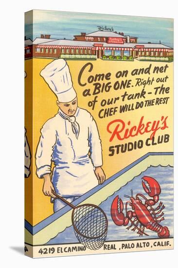 Rickey's Studio Club, Lobster, Palo Alto, California-null-Stretched Canvas