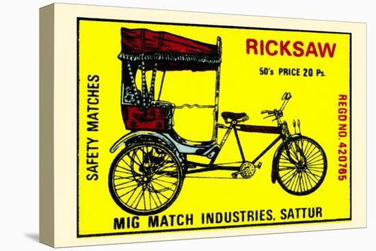 Rickshaw-null-Stretched Canvas