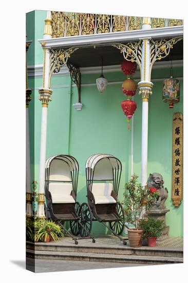 Rickshaws in Pinang Peranakan Mansion, Georgetown, Penang Island, Malaysia, Southeast Asia, Asia-Richard Cummins-Premier Image Canvas