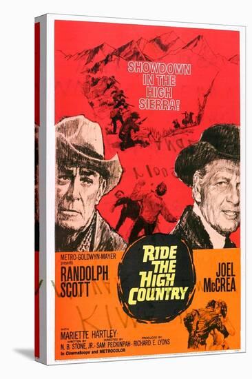 Ride the High Country, Randolph Scott, Joel Mccrea, Mariette Hartley, 1962-null-Stretched Canvas