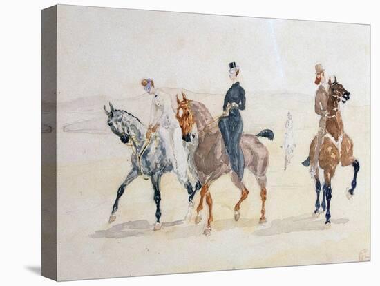 Riders, 1880S-Henri de Toulouse-Lautrec-Premier Image Canvas