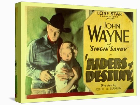 Riders of Destiny, 1934-null-Stretched Canvas