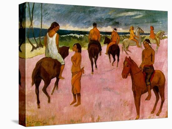 Riders on the Beach, 1902-Paul Gauguin-Premier Image Canvas