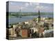 Riga and River Daugava, Latvia-G Richardson-Premier Image Canvas