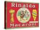 Rinaldo Macaroni Label-null-Stretched Canvas