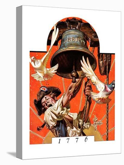 "Ringing Liberty Bell,"July 6, 1935-Joseph Christian Leyendecker-Premier Image Canvas