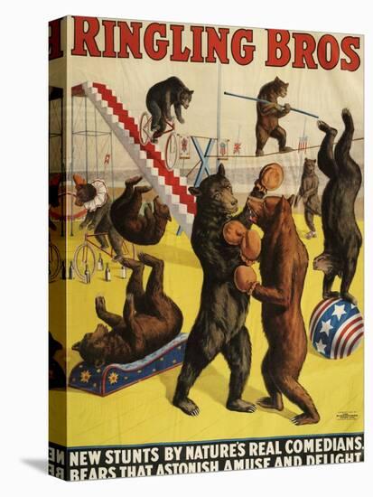 Ringling Bros, Poster, 1900-null-Premier Image Canvas