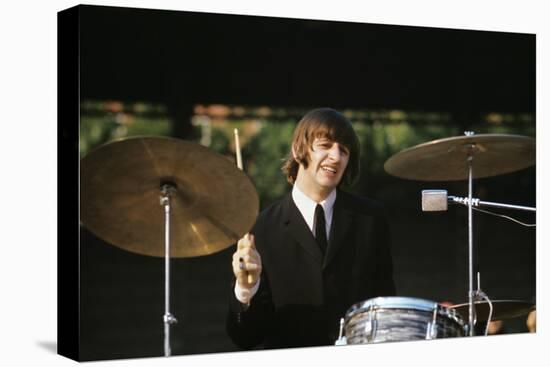 Ringo Starr Playing Drums-null-Premier Image Canvas
