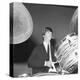 Ringo Starr Playing the Drums-Associated Newspapers-Stretched Canvas