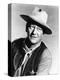 RIO BRAVO, 1959 directed by HOWARD HAWKS John Wayne (b/w photo)-null-Stretched Canvas