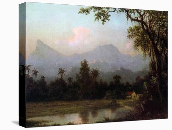 Rio De Janeiro, Brazil, C.1865 (Oil on Board)-Martin Johnson Heade-Premier Image Canvas