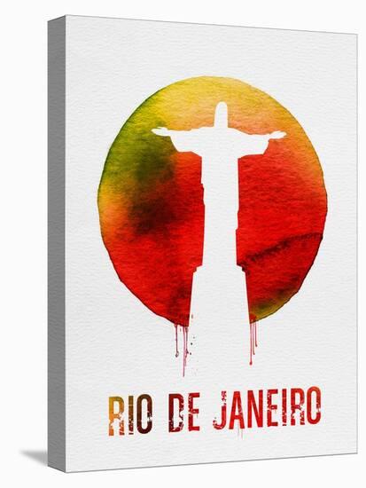 Rio De Janeiro Landmark Red-null-Stretched Canvas