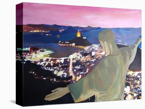 Rio De Janeiro With Christ The Redeemer II-Markus Bleichner-Stretched Canvas