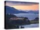 Rio Negro Province, Lake District, Hotel Llao Llao and Lake Nahuel Huapi, Dusk, Argentina-Walter Bibikow-Premier Image Canvas