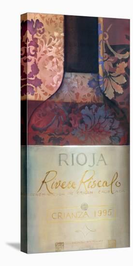 Rioja Red Wine-Louise Montillio-Stretched Canvas