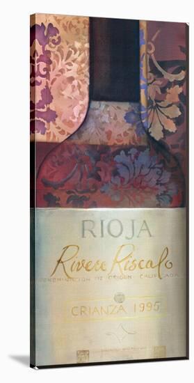 Rioja Red Wine-Louise Montillio-Stretched Canvas