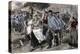 Rioters and petroleuses firing public buildings in Paris during the Paris Commune, 1871 (1906)-Unknown-Premier Image Canvas