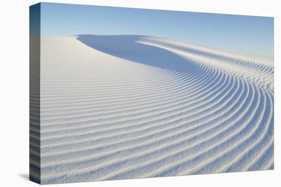 Ripple patterns in gypsum sand dunes, White Sands National Monument, New Mexico-Alan Majchrowicz-Premier Image Canvas