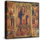 Risen Jesus, Apostles and St George and Dragon on Left-null-Premier Image Canvas