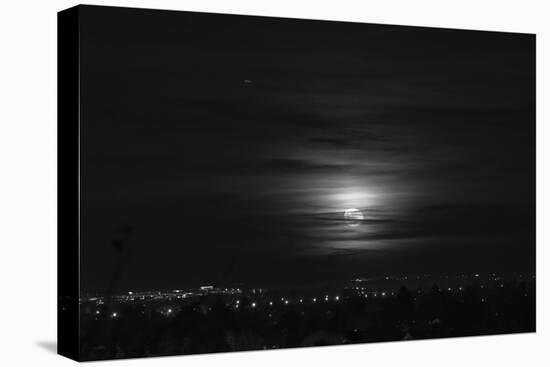 Rising full moon, Munich Germany-Benjamin Engler-Premier Image Canvas