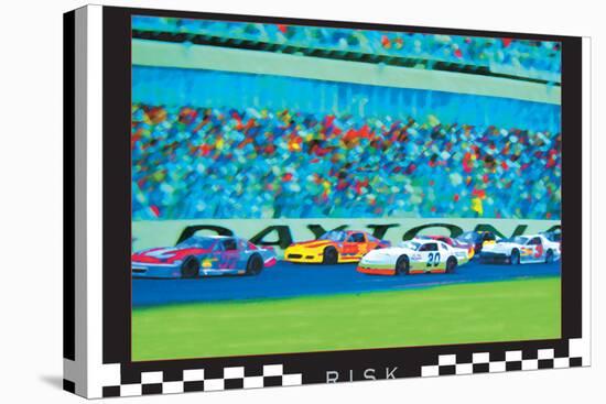 Risk - Auto Racing-Unknown Unknown-Stretched Canvas