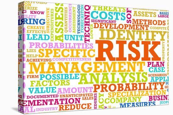 Risk Management Corporate Concept as a Abstract-kentoh-Stretched Canvas