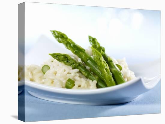 Risotto with Green Asparagus-null-Premier Image Canvas