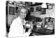 Rita Levi-Montalcini Sitting at a Desk-null-Premier Image Canvas