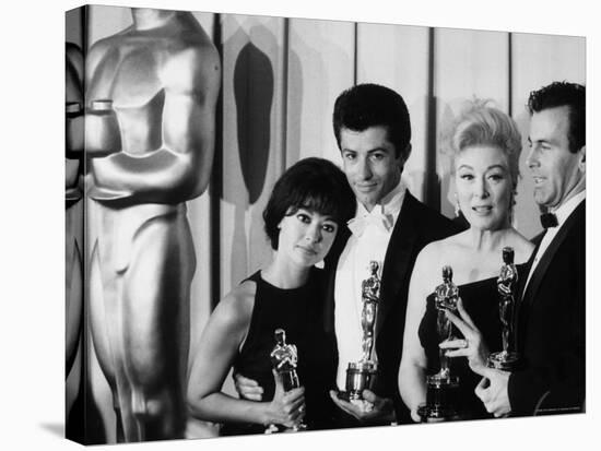 Rita Moreno and George Chakiris Winners of Best Supporting Actor Oscars for "West Side Story"-J^ R^ Eyerman-Premier Image Canvas