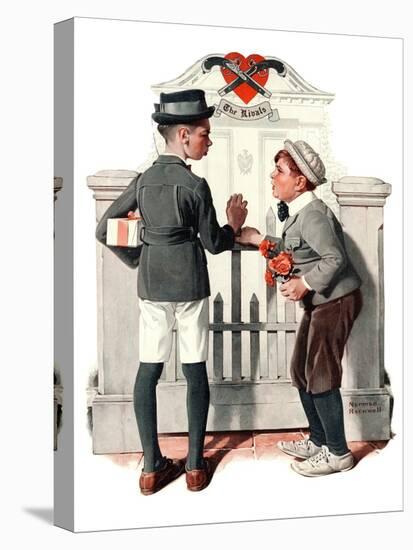 "Rivals", September 9,1922-Norman Rockwell-Premier Image Canvas