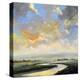 River and Sky-Robert Seguin-Stretched Canvas