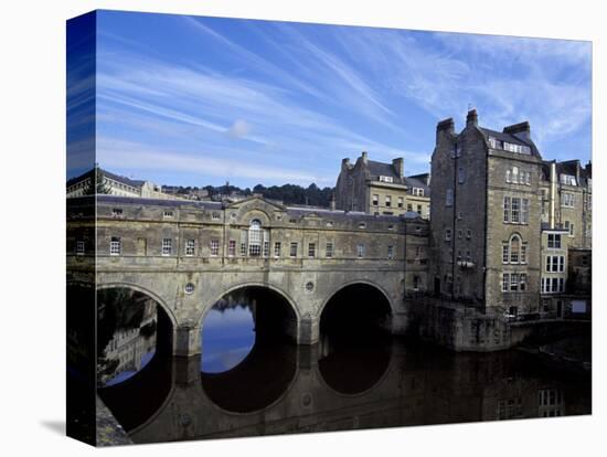 River Avon Bridge with Reflections, Bath, England-Cindy Miller Hopkins-Premier Image Canvas