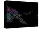 River Basins Of Papua New Guinea In Rainbow Colours-Grasshopper Geography-Premier Image Canvas