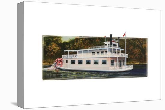 River Boat-Tim Knepp-Premier Image Canvas