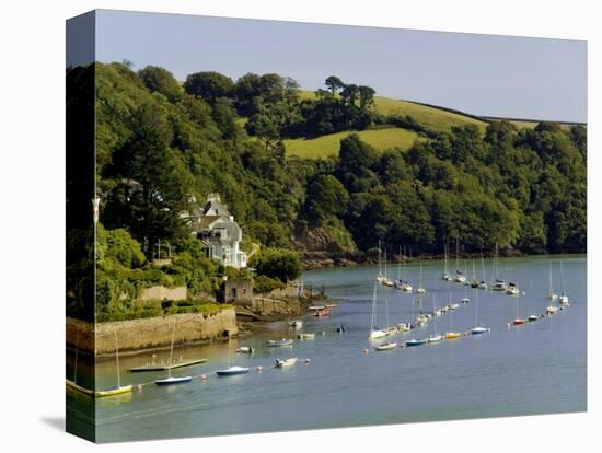 River Dart Estuary, Dartmouth, South Hams, Devon, England, United Kingdom-David Hughes-Premier Image Canvas