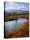 River Flowing Through Landscape, Bear River, Bannock Range, Cache Valley, Great Basin, Idaho-Scott T^ Smith-Premier Image Canvas