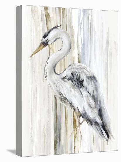 River Heron II-Eva Watts-Stretched Canvas