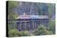 River Kwai Train Crossing the Wampoo Viaduct on the Death Railway Above the River Kwai Valley-Alex Robinson-Premier Image Canvas