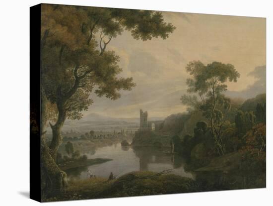 River Landscape, 1773-George the Elder Barret-Premier Image Canvas