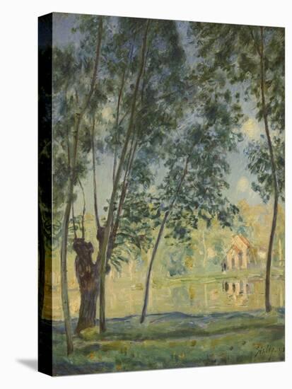 River Landscape, 1890-Alfred Sisley-Premier Image Canvas