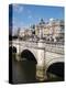 River Liffey and O'Connell Bridge, Dublin, Republic of Ireland, Europe-Hans Peter Merten-Premier Image Canvas