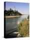 River Loire and St. Florent Le Veille, Western Loire, Pays De La Loire, France-Michael Busselle-Premier Image Canvas