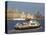 River Mersey Ferry and the Three Graces, Liverpool, Merseyside, England, United Kingdom, Europe-Charles Bowman-Premier Image Canvas