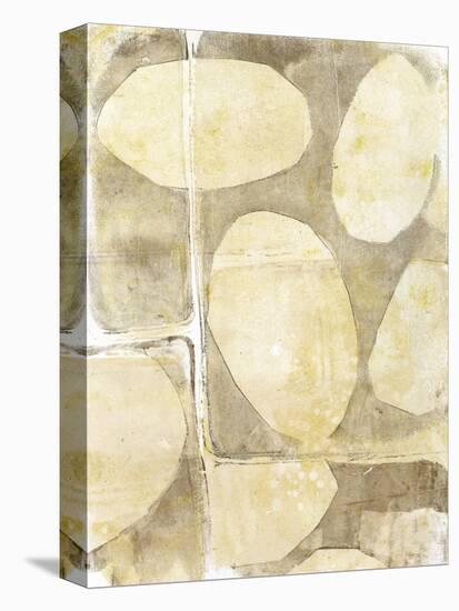 River Rock V-Jennifer Goldberger-Stretched Canvas