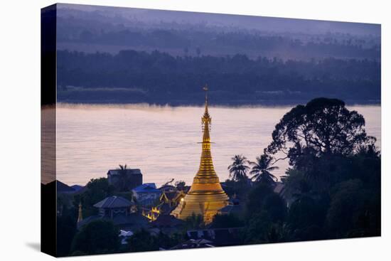 River Salouen (Thanlwin) from View Point, Mawlamyine (Moulmein), Myanmar (Burma), Asia-Nathalie Cuvelier-Premier Image Canvas