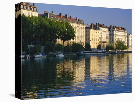 River Saone, Lyon, Rhone Valley, France, Europe-David Hughes-Premier Image Canvas