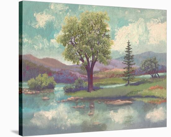 River Scape II-Victor Valla-Stretched Canvas