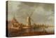 River Scene with a View of Dordrecht (Oil on Panel)-Aelbert Cuyp-Premier Image Canvas